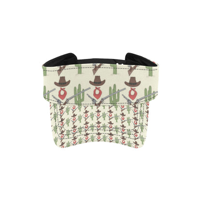 Western Cowboy Print Unisex Sun Visor