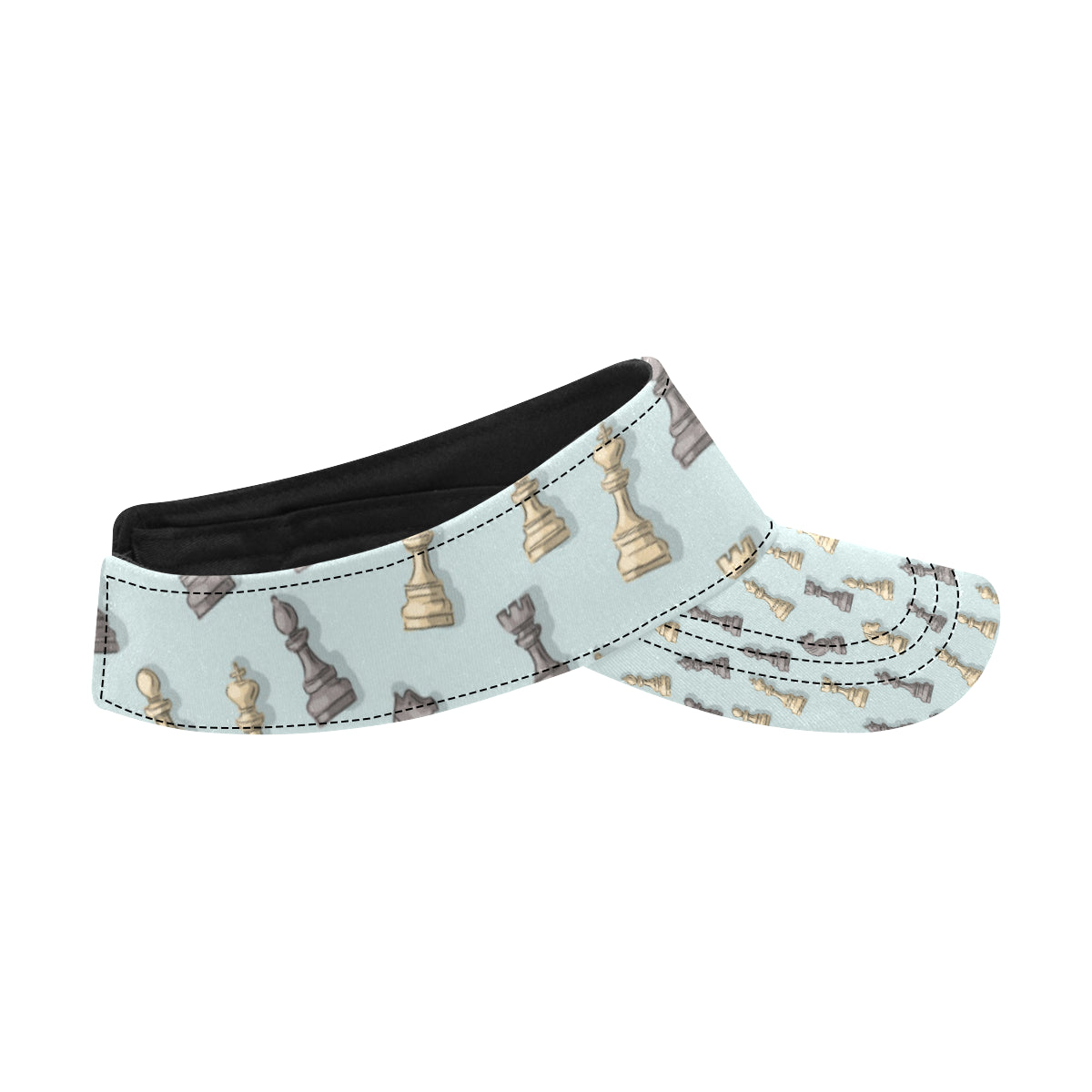 Chess Pattern Print Design 02 Unisex Sun Visor