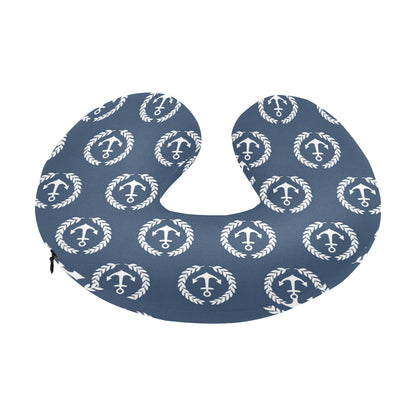 Anchor Pattern Print Design 04 U-Shaped Travel Neck Pillow