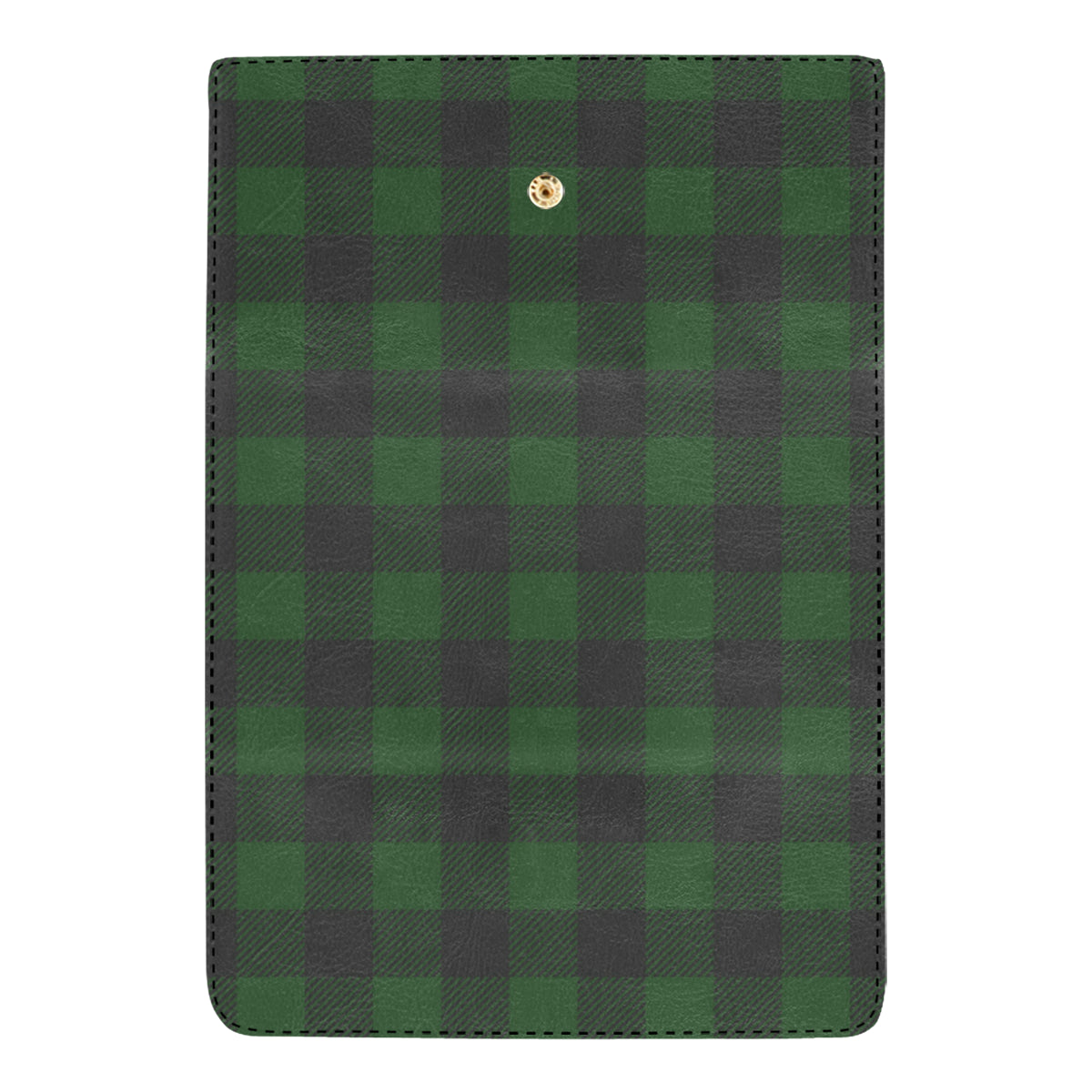 Buffalo check Green Pattern Print Design 02 Women's Trifold Wallet