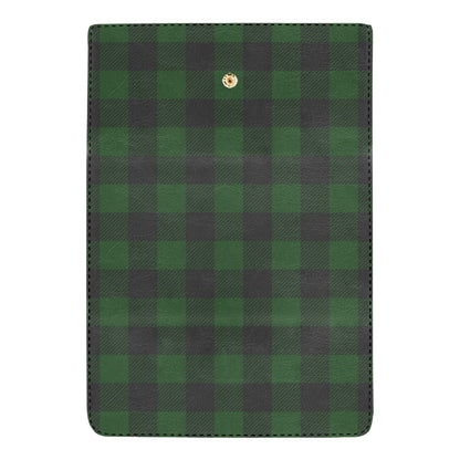 Buffalo check Green Pattern Print Design 02 Women's Trifold Wallet