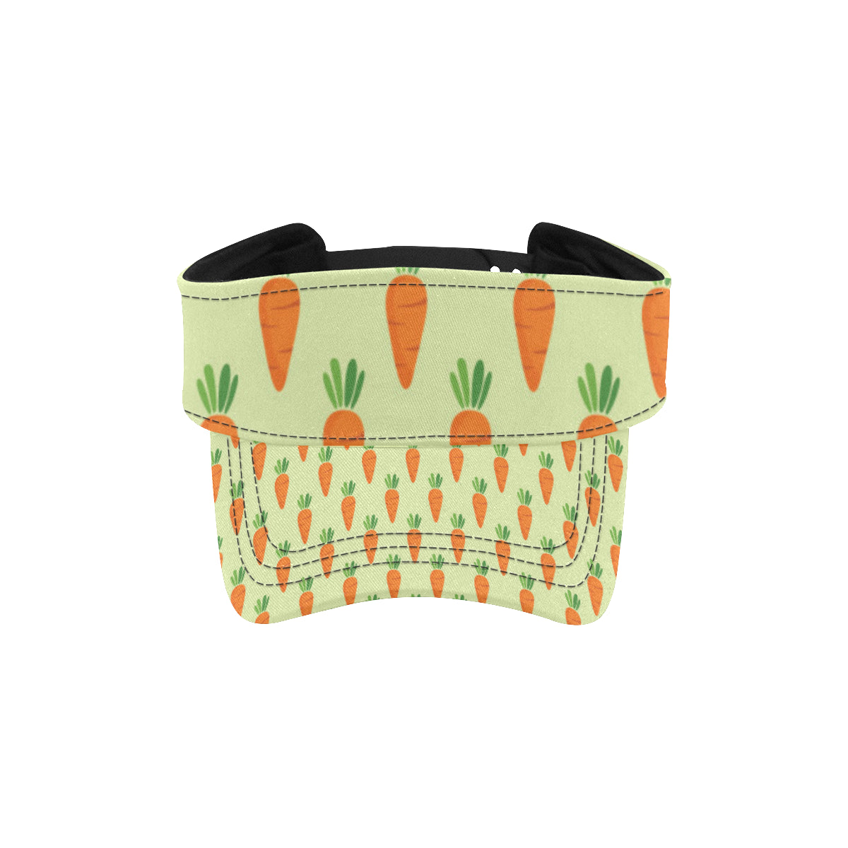 Carrot Pattern Print Design 02 Unisex Sun Visor