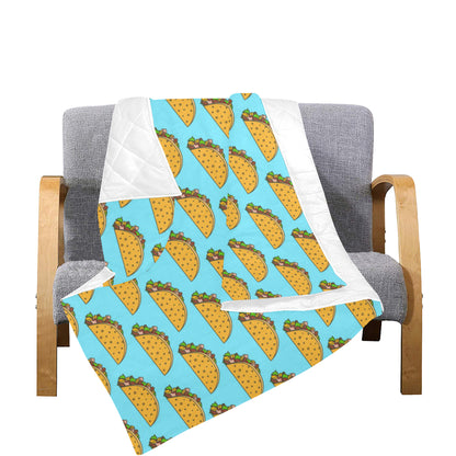 Taco Pattern Print Design TC03 Premium Quilt