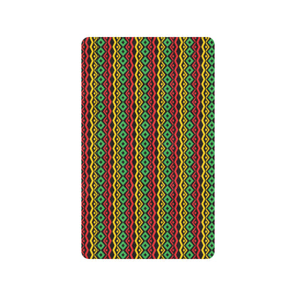 Rasta Reggae Color Themed Rubber Doormat