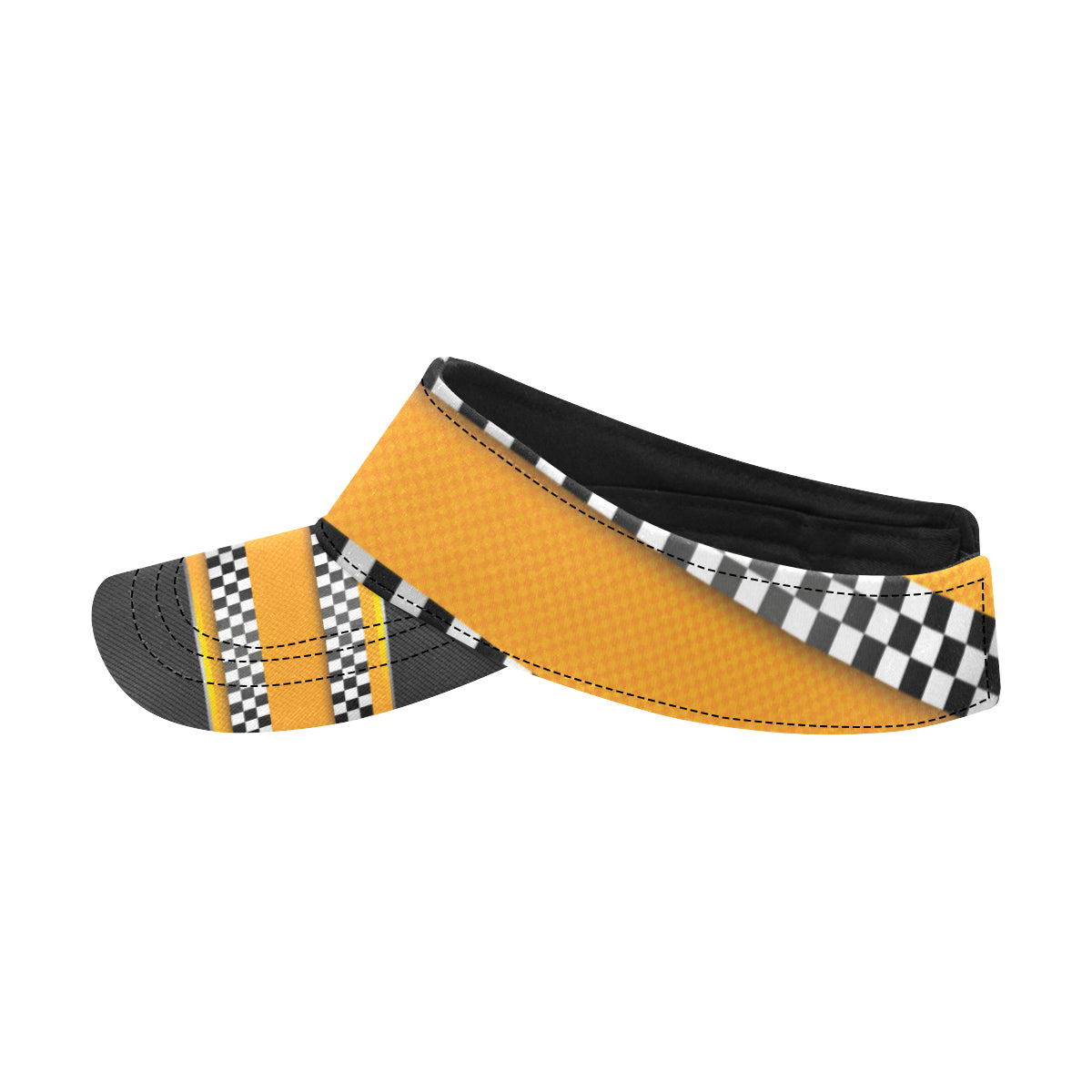 Checkered Pattern Print Design 01 Unisex Sun Visor
