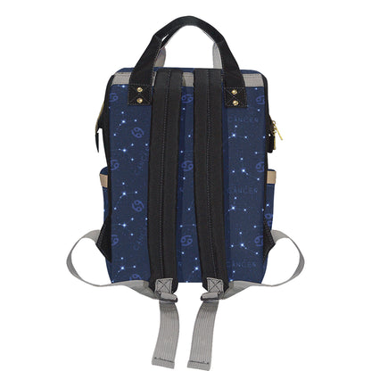 Cancer Zodiac Pattern Print Design 05 Diaper Bag Backpack