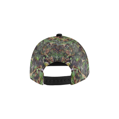 Camouflage Realistic Tree Print Snapback Cap