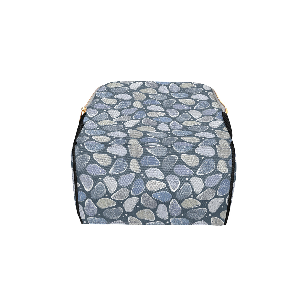 Oyster Pattern Print Design 02 Diaper Bag Backpack