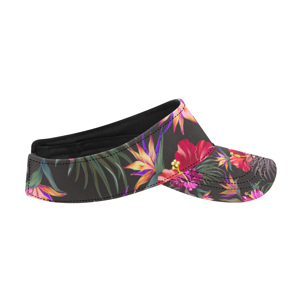 Hibiscus Pattern Print Design HB014 Unisex Sun Visor
