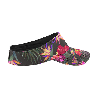 Hibiscus Pattern Print Design HB014 Unisex Sun Visor