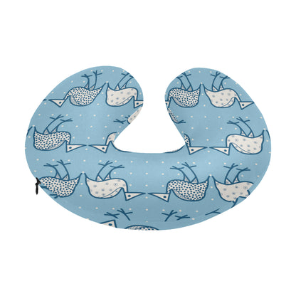 Emu Pattern Print Design 01 U-Shaped Travel Neck Pillow