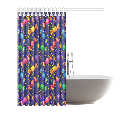 Candy Pattern Print Design CA06 Shower Curtain