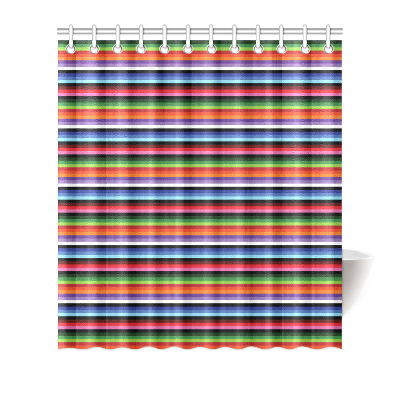 Serape Design Shower Curtain
