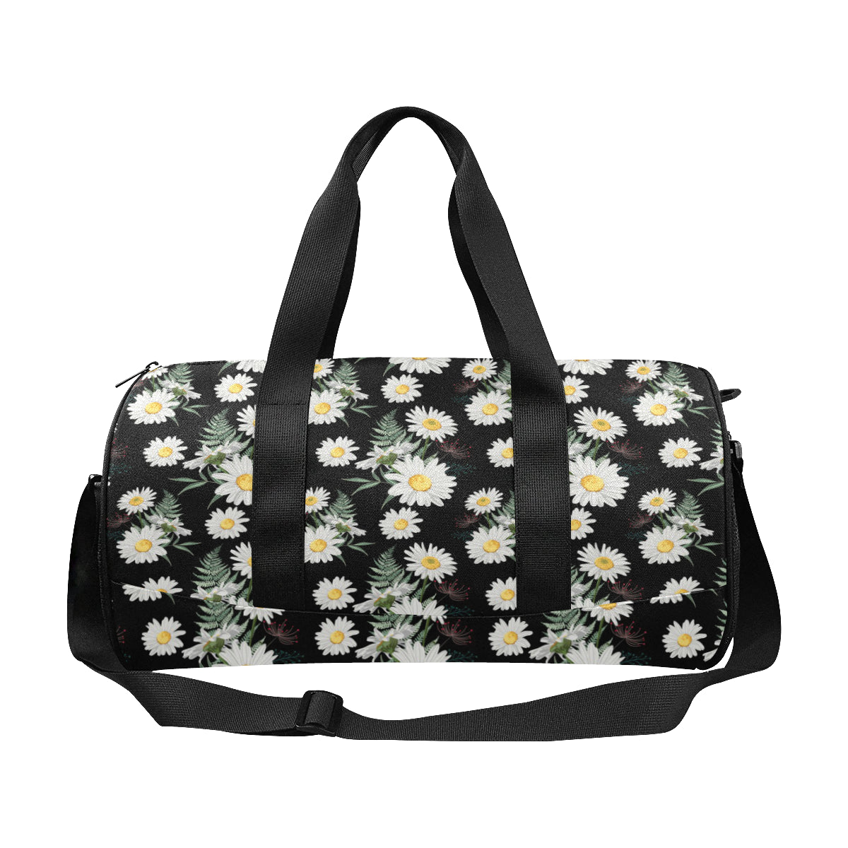 Daisy Pattern Print Design DS07 Travel Duffel Bags