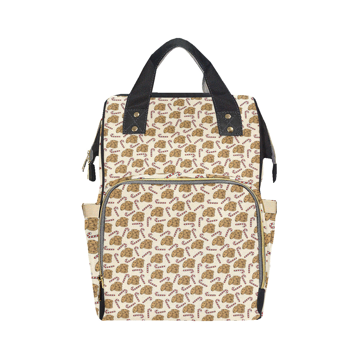 Cookie Pattern Print Design 04 Diaper Bag Backpack