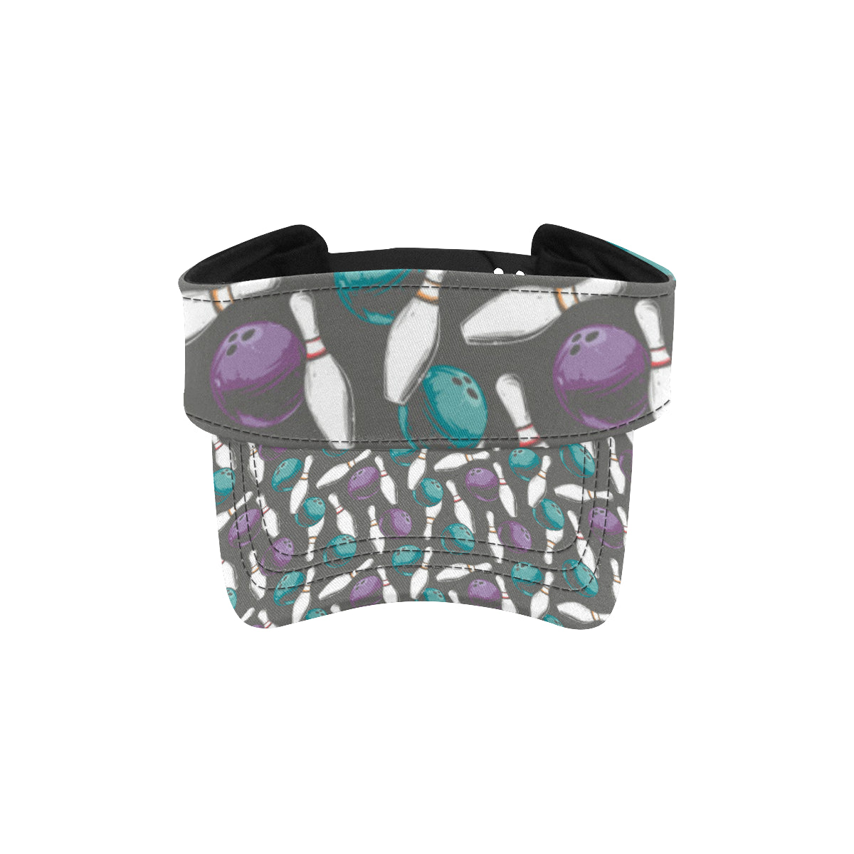 Bowling Pattern Print Design 03 Unisex Sun Visor