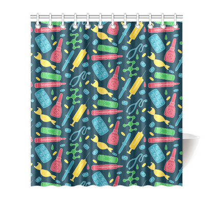 Phlebotomist Pattern Print Design A03 Shower Curtain