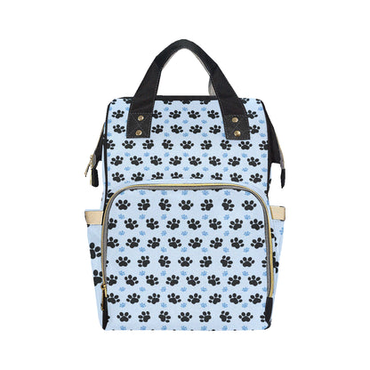 Paw Pattern Print Design A04 Diaper Bag Backpack