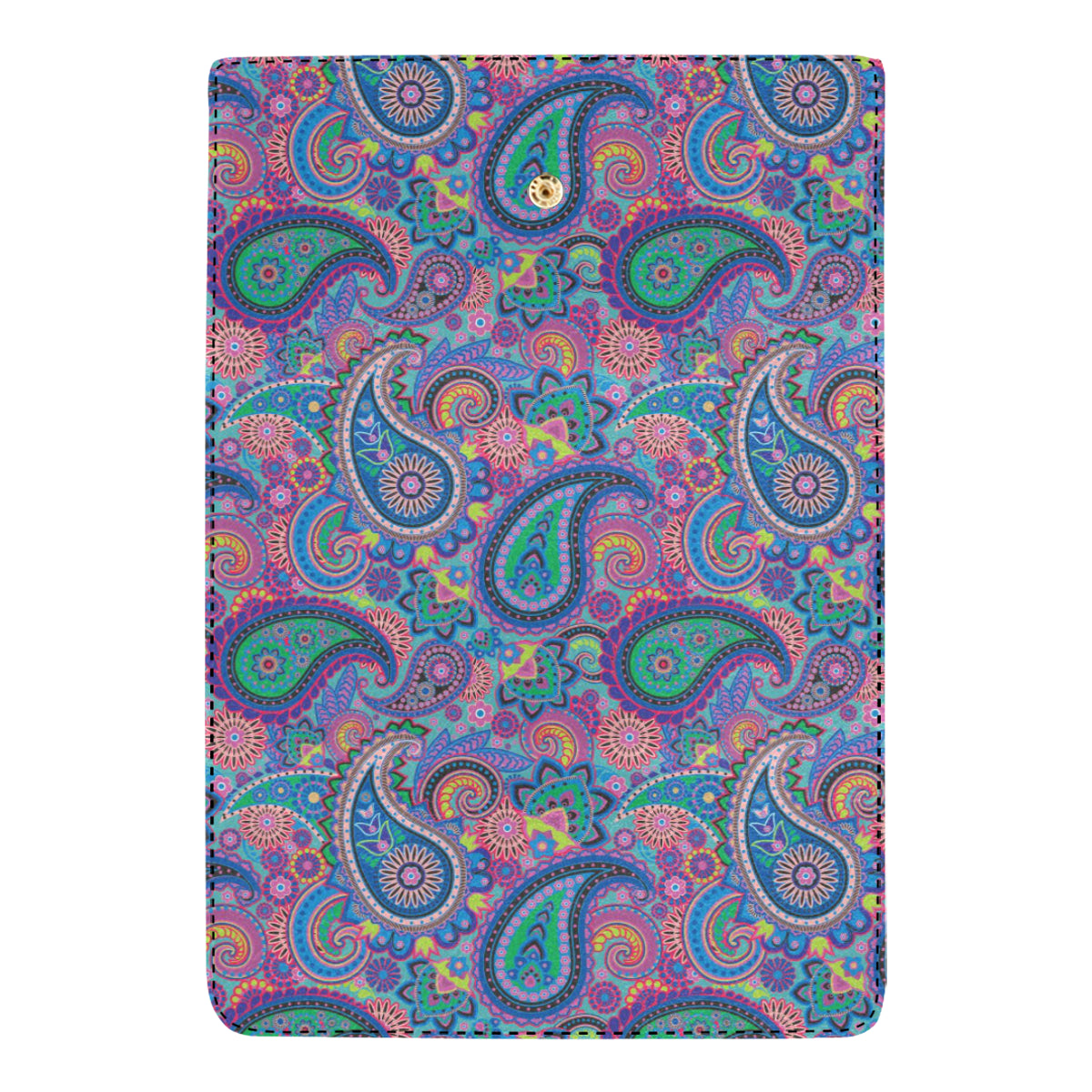 Paisley Colorful Pattern Print Design A02 Women's Trifold Wallet