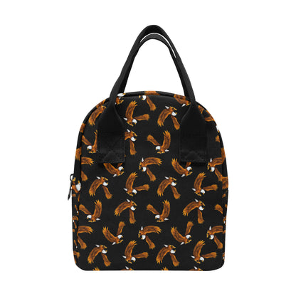 Eagles Print Pattern Insulated Lunch Bag