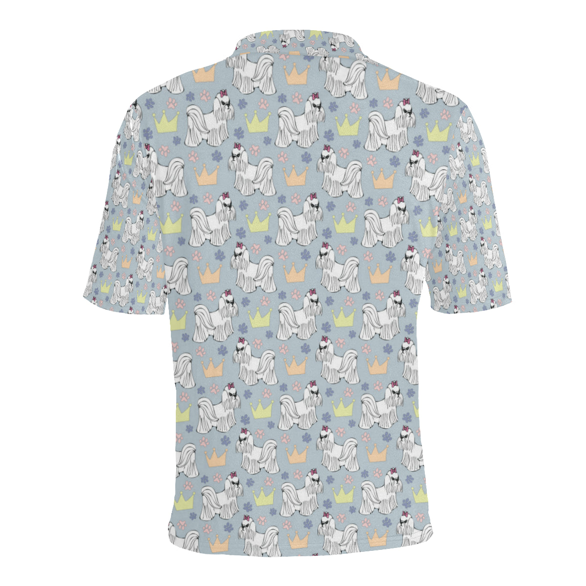 Maltese Pattern Print Design 04 Men Polo Shirt