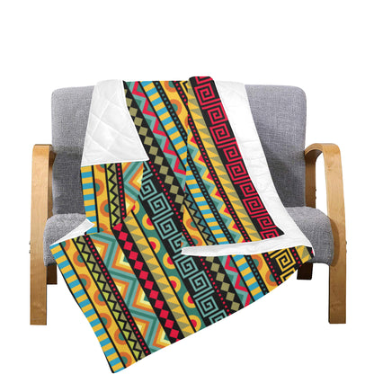 African Pattern Print Design 03 Premium Quilt