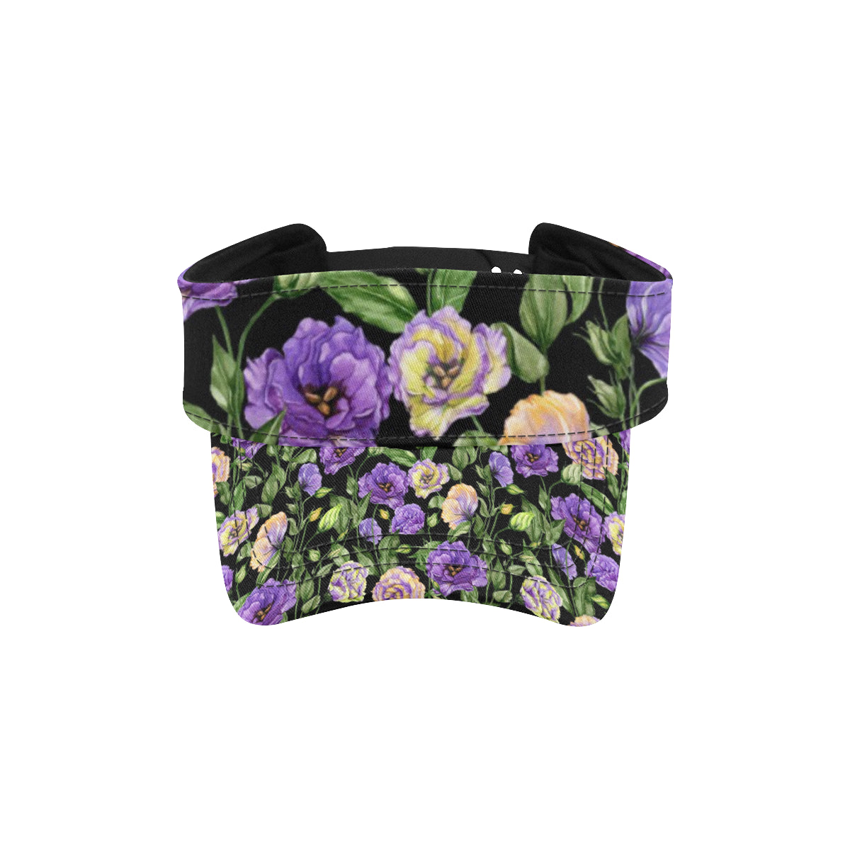 Lisianthus Pattern Print Design LT02 Unisex Sun Visor