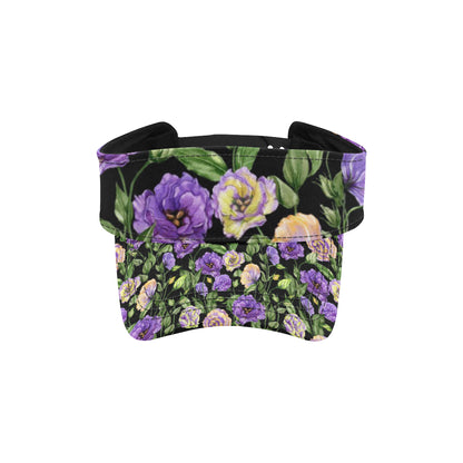 Lisianthus Pattern Print Design LT02 Unisex Sun Visor