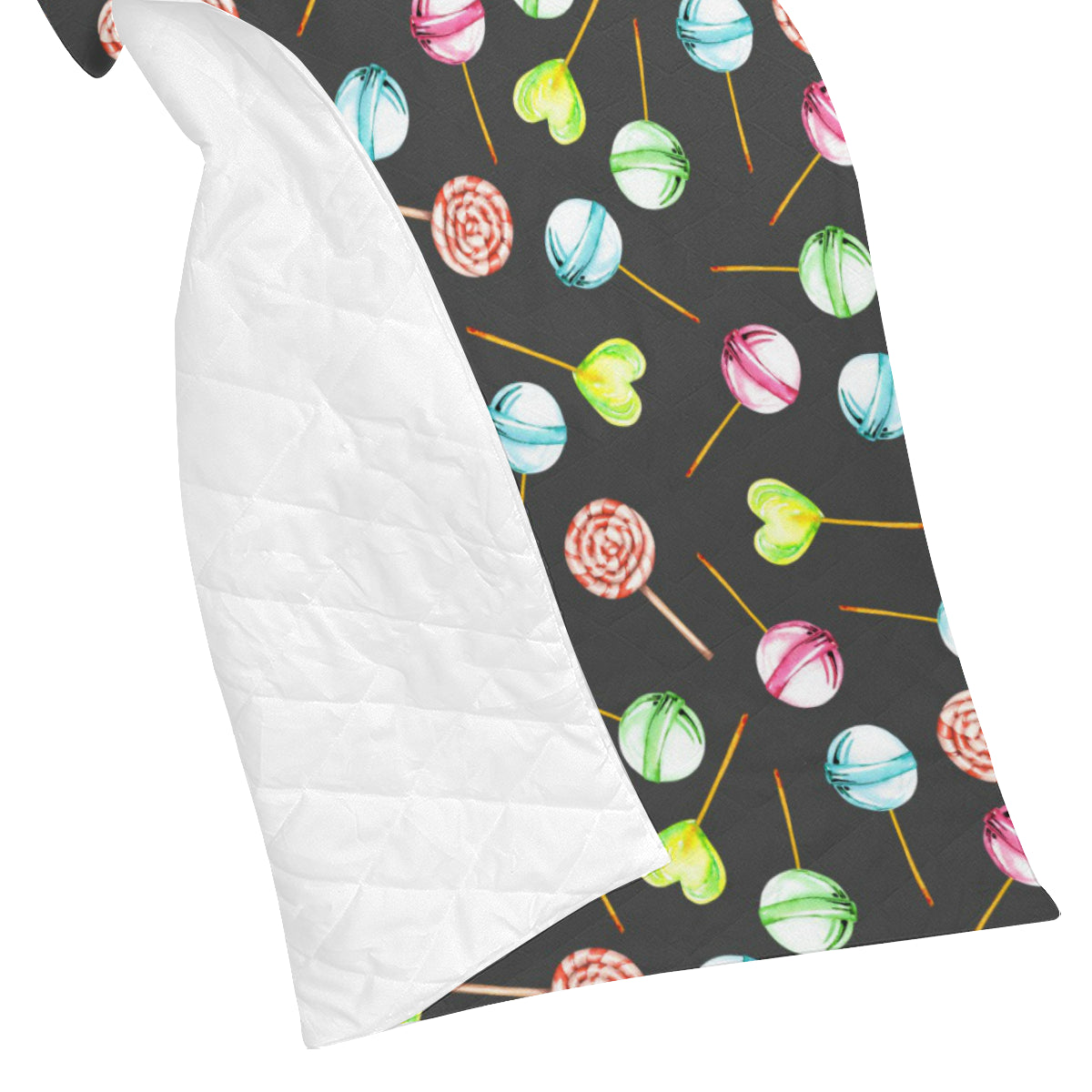 Lollipop Pattern Print Design LL02 Premium Quilt