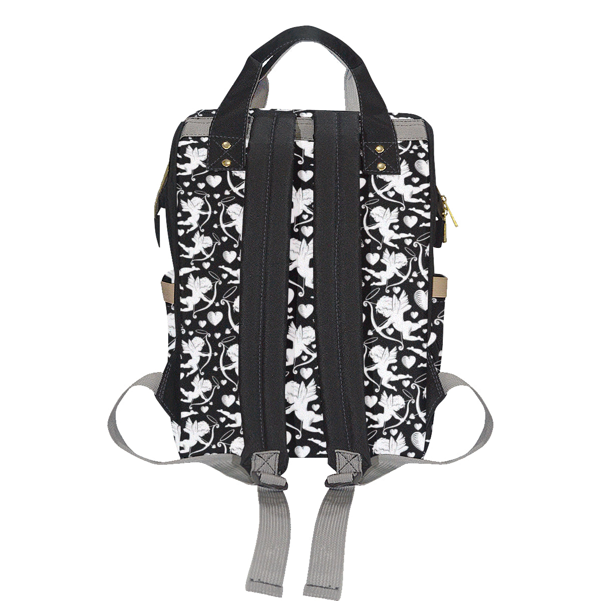 Cupid Pattern Print Design 04 Diaper Bag Backpack