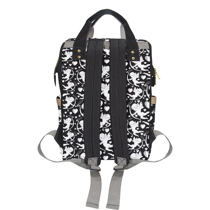 Cupid Pattern Print Design 04 Diaper Bag Backpack