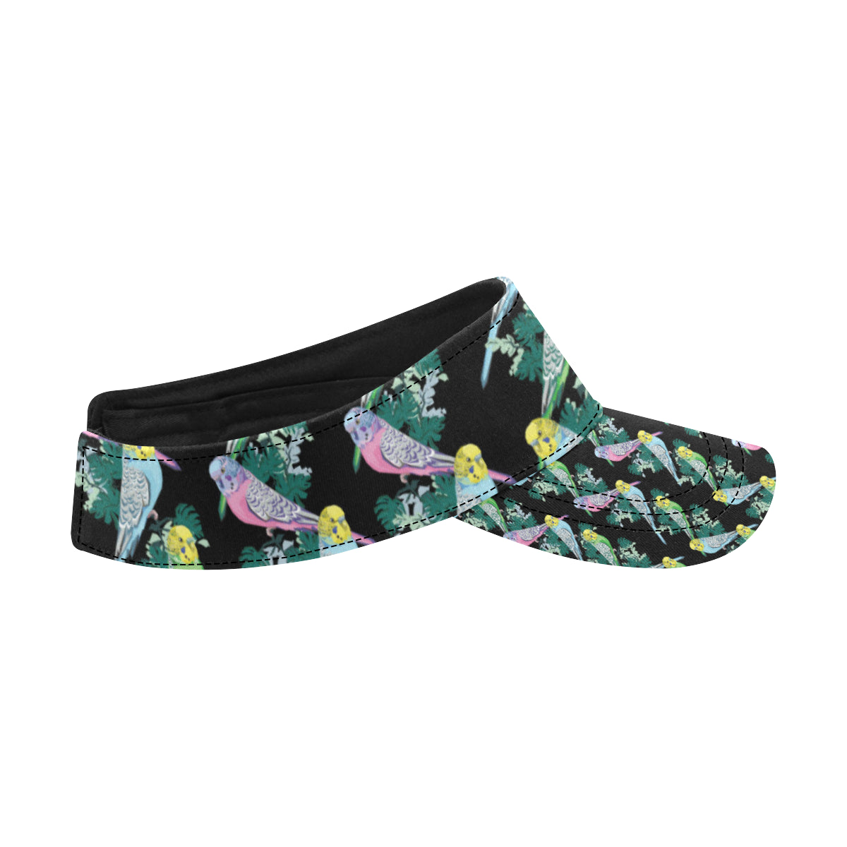 Budgerigar Pattern Print Design 03 Unisex Sun Visor