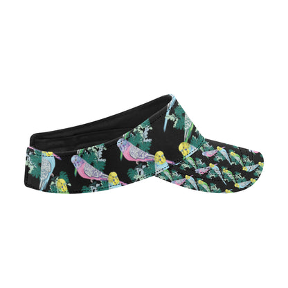 Budgerigar Pattern Print Design 03 Unisex Sun Visor