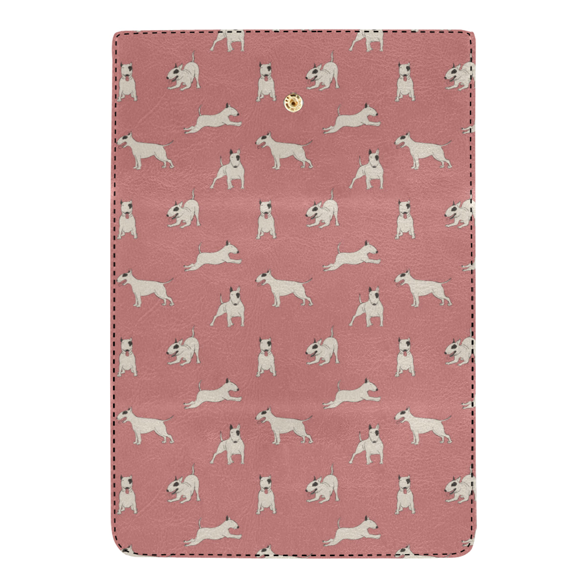 Bull Terriers Pattern Print Design 09 Women's Trifold Wallet