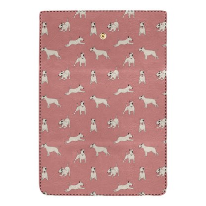 Bull Terriers Pattern Print Design 09 Women's Trifold Wallet