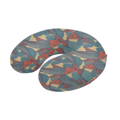 Pisces Pattern Print Design A01 U-Shaped Travel Neck Pillow