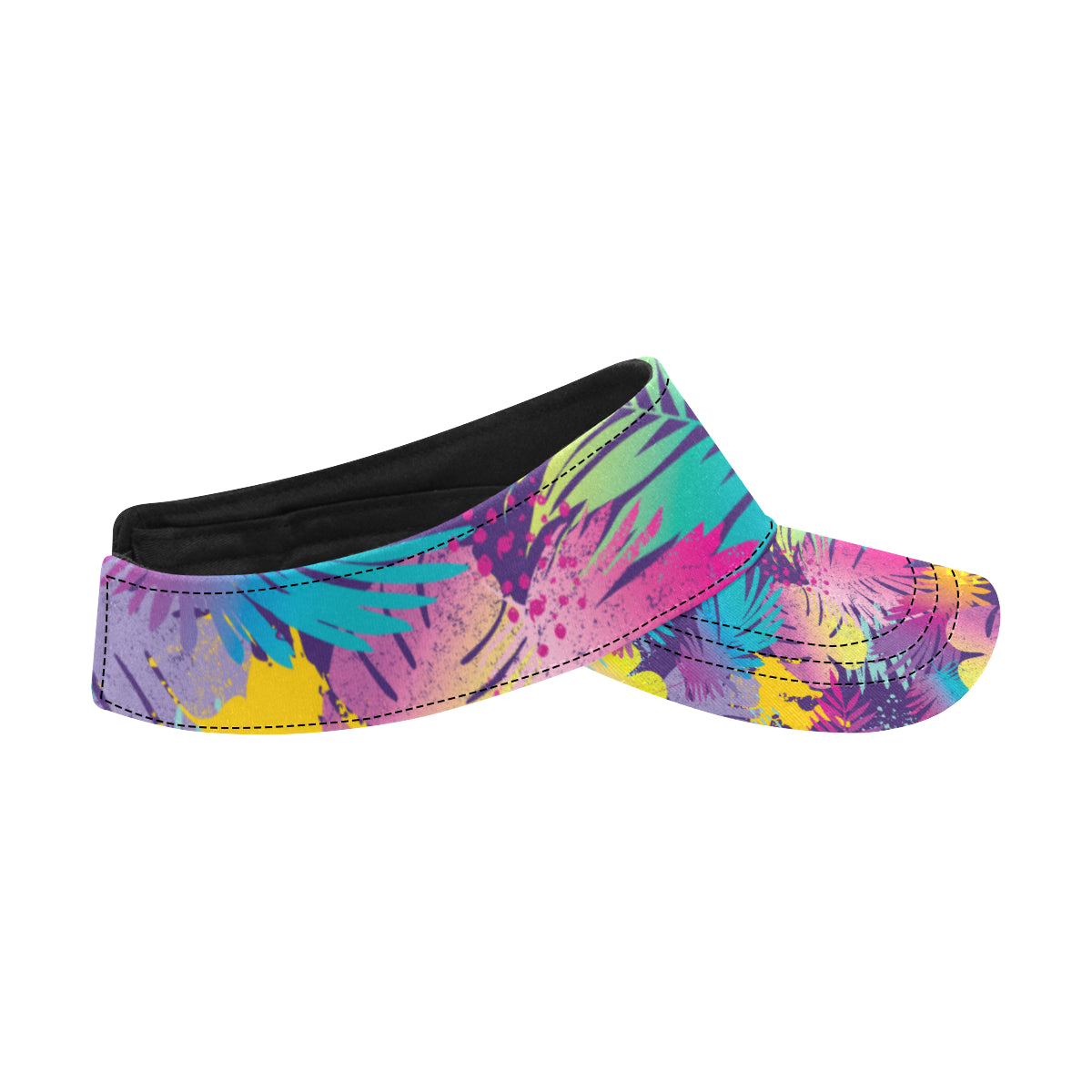 Palm Leaf Pattern Print Design A04 Unisex Sun Visor