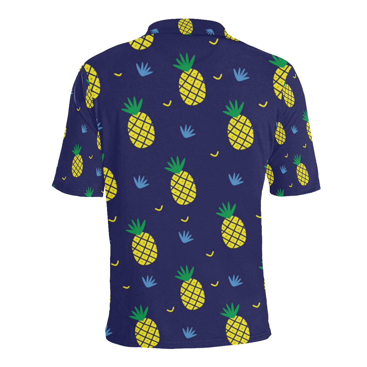 Pineapple Pattern Print Design A01 Men Polo Shirt
