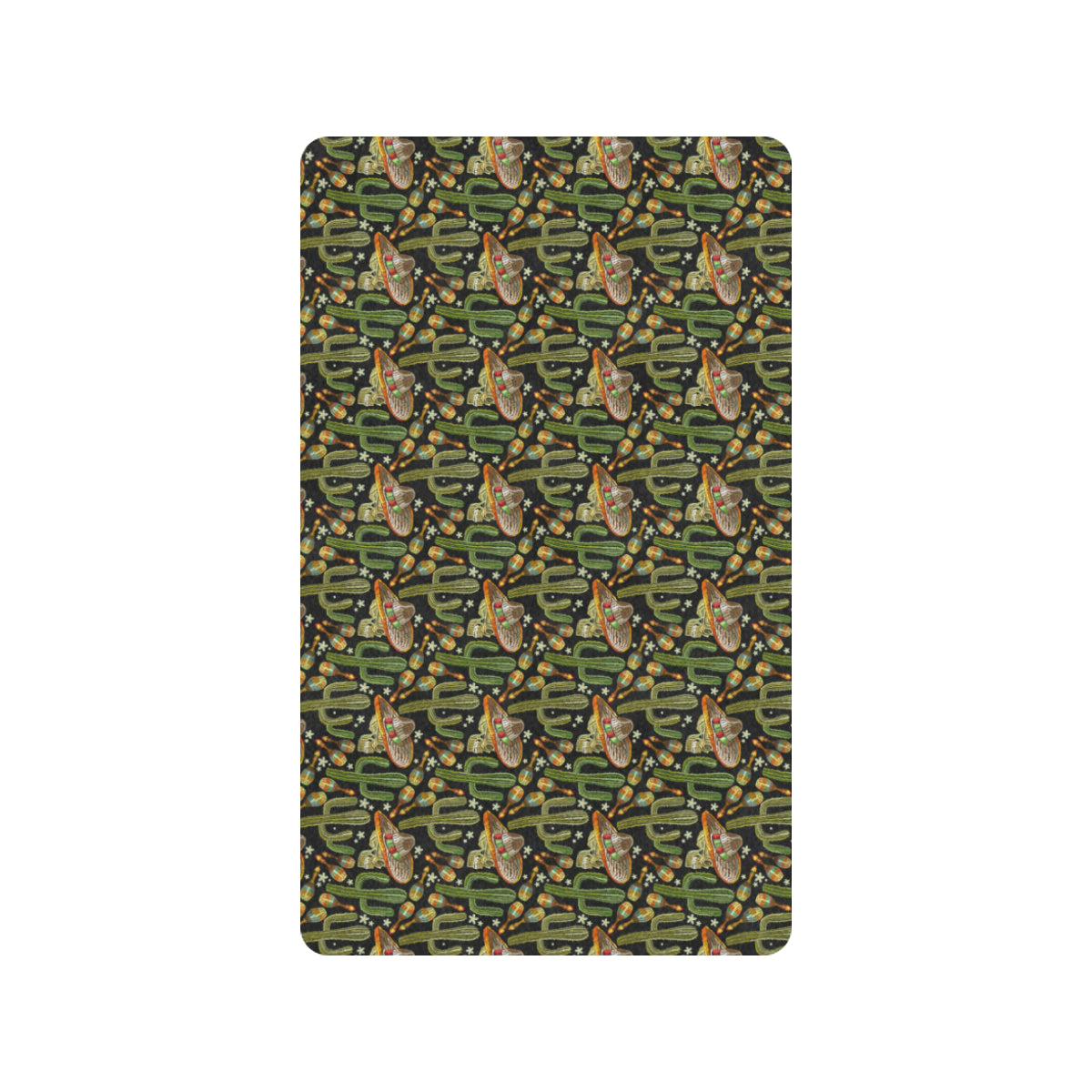 Western Style Print Rubber Doormat