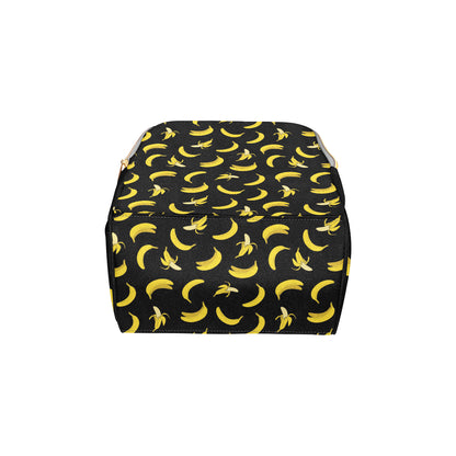 Banana Pattern Print Design BA05 Diaper Bag Backpack