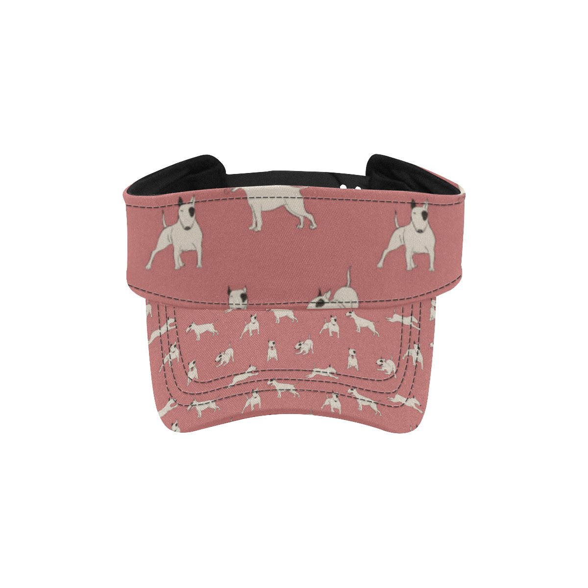 Bull Terriers Pattern Print Design 09 Unisex Sun Visor