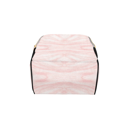 Marble Pattern Print Design 03 Diaper Bag Backpack