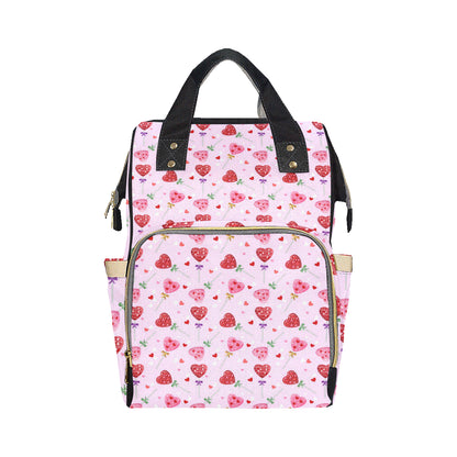 Lollipop Pattern Print Design LL07 Diaper Bag Backpack