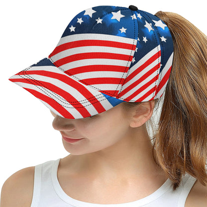 American flag Style Snapback Cap
