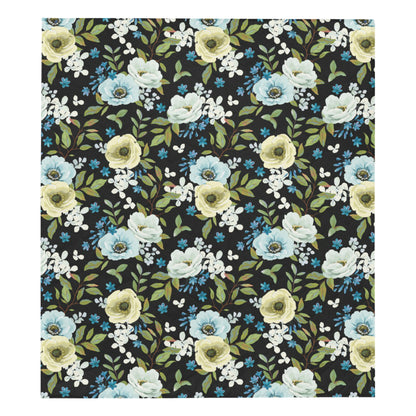 Anemone Pattern Print Design AM03 Premium Quilt