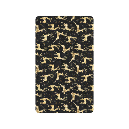 Deer Gold Pattern Rubber Doormat