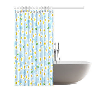 Daisy Pattern Print Design DS010 Shower Curtain