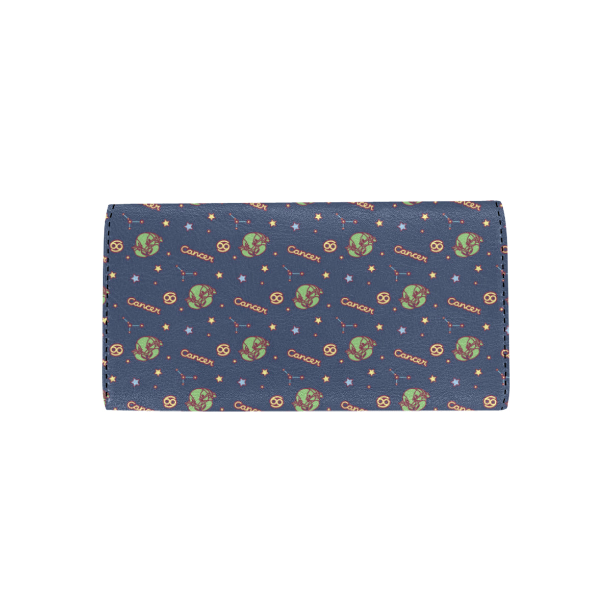Cancer Zodiac Pattern Print Design 03 Women's Trifold Wallet