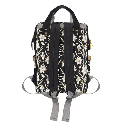 Daffodils Pattern Print Design DF06 Diaper Bag Backpack