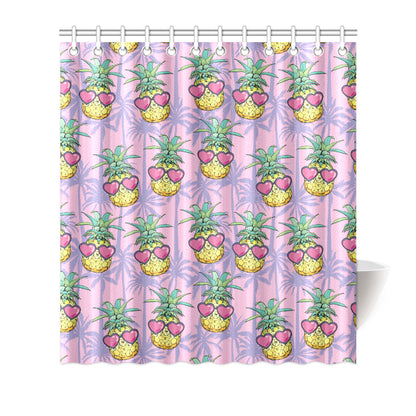 Pineapple Pattern Print Design PP06 Shower Curtain